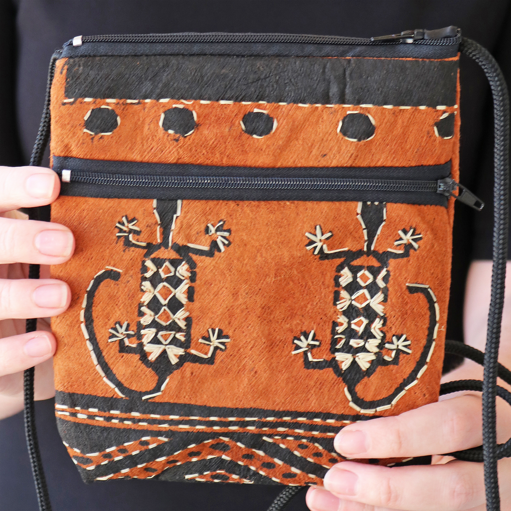バッグ Fabrics interseason RAPBAG Bark Cloth Purse – Rafiki Exchange