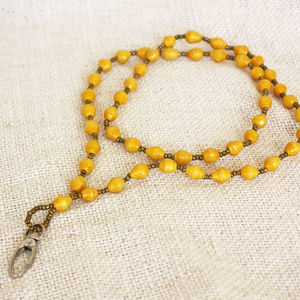 Paper Bead Lanyard