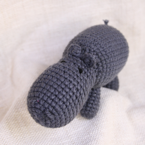 Crocheted Hippo