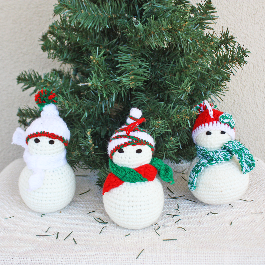 Large Crocheted Snowman – Rafiki Exchange