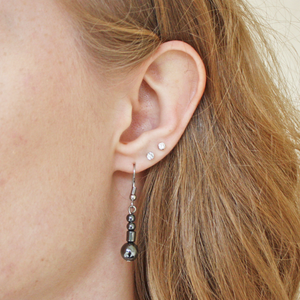 Hematite Earrings