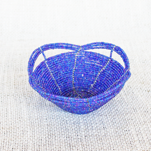 Small Glass Bead Basket