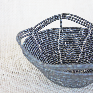 Small Glass Bead Basket