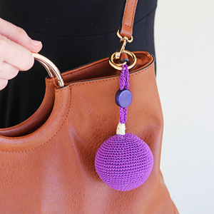 Simple Crocheted Bag Charm